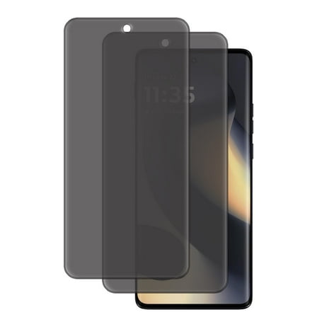 VIESUP 2PACK Screen Protector Compatible with Motorola Edge (2024) / Moto Edge (gen 5) 6.6" Anti-spy , Easy Installation Anti-Scratch Privacy Tempered Glass Screen Protector