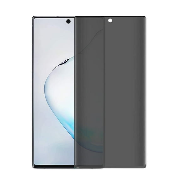 VIESUP 2PACK Screen Protector Compatible with Samsung Galaxy Note 10 Plus Anti-spy , Easy Installation Anti-Scratch PrivacyTempered Glass Screen Protector
