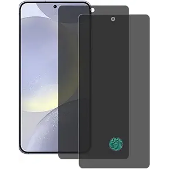 VIESUP 2PACK Screen Protector Compatible with Samsung Galaxy S24 6.2" Anti-spy , Easy Installation Anti-Scratch Privacy Tempered Glass Screen Protector