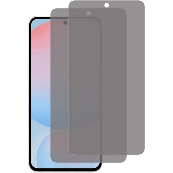 VIESUP 2PACK Screen Protector Compatible with Samsung Galaxy S24 Fe 6.7" Anti-spy , Easy Installation Anti-Scratch Privacy Tempered Glass Screen Protector