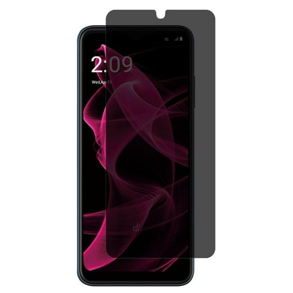 VIESUP 2PACK Screen Protector Compatible with T-mobile Revvl 6X Pro privacy Glass Anti-spy , Easy Installation Anti-Scratch Privacy Protective Glass (Not Fingerprint Unlock Support)