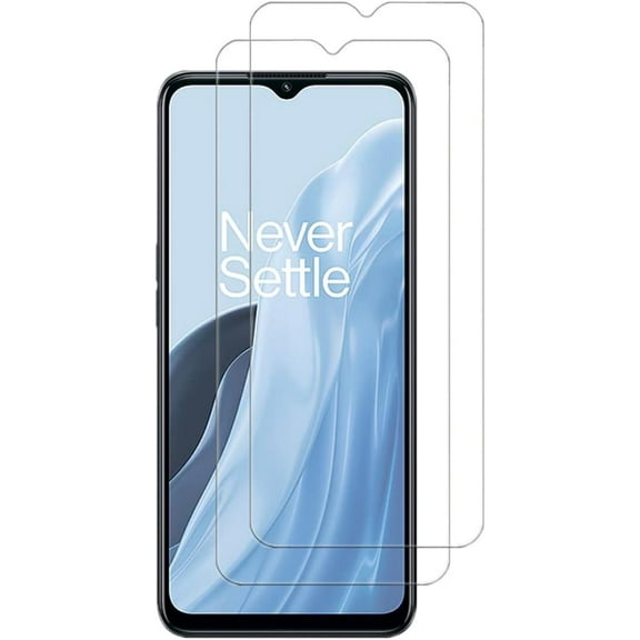 VIESUP 2PACK Screen Protector Compatible with OnePlus Nord N300 5G 6.56" HD Clear Tempered Glass - 9H Hardness Case Friendly Anti-Scratch