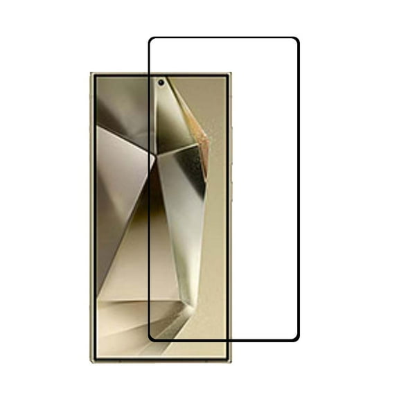 VIESUP 2Pack Black Screen Protector Compatible with Samsung Galaxy S25 Ultra Tempered Glass 9H Hardness, Anti Scratch, Bubble Free, Easy to Install HD Protective Film