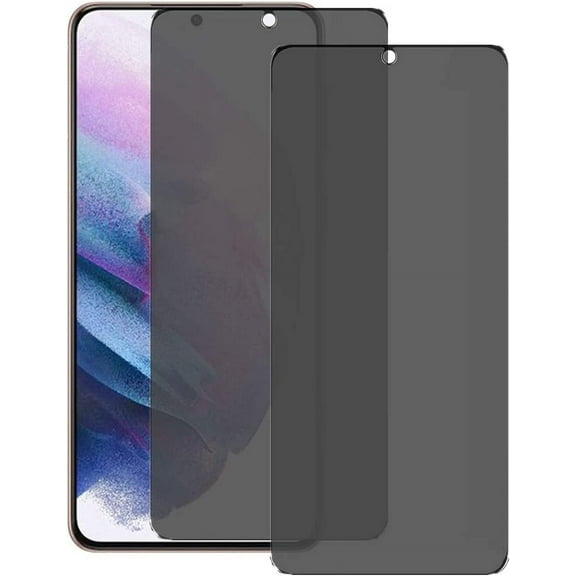 VIESUP 2Pack Privacy Screen Tempered Glass Compatible with Samsung Galaxy S21+ 5G G996U 6.7" Anti-Scratch Privacy Screen
