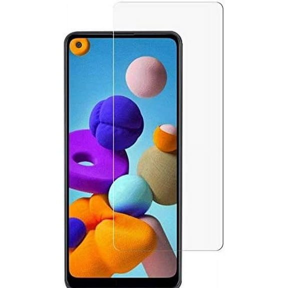 VIESUP 2Pack Screen Protector Compatible with Samsung Galaxy A21 Tempered Glass 9H Hardness, Anti Scratch, Bubble Free, Easy to Install HD Protective Film