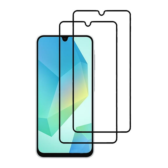 VIESUP 2Pack Screen Protector Compatible with Samsung Galaxy A16 5G 6.7" Black Tempered Glass 9H Hardness, Anti Scratch,Full Coverage Screen Protector