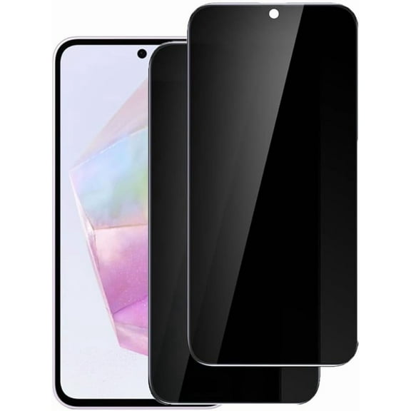 VIESUP 2Pack Screen Protector Compatible with Samsung Galaxy A35 5G Privacy Tempered Glass Anti Spy, Anti Scratch, Bubble Free, Easy to Install HD Protective Film
