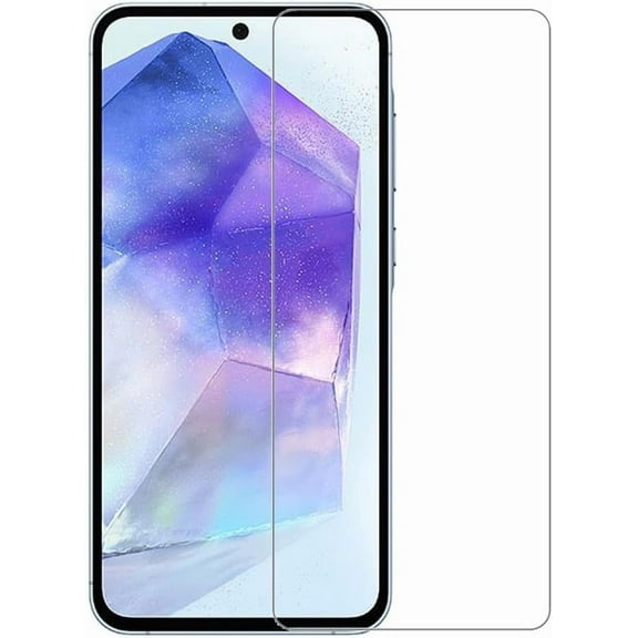 VIESUP 2Pack Screen Protector Compatible with Samsung Galaxy A55 Tempered Glass 9H Hardness, Anti Scratch, Bubble Free, Easy to Install HD Protective Film