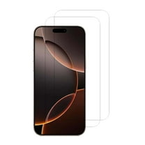 VIESUP 2Pack Screen Protector Compatible with Iphone 16 Pro Max 2024 6.9", 9H Hardness Clear Screen Tempered Glass Ultra Thin Anti-Scratch