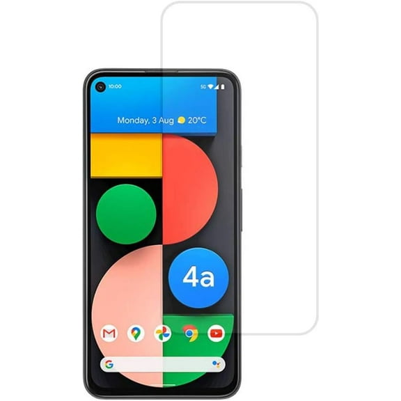 VIESUP 2Pack Tempered Glass Screen Protector Compatible with Google Pixel 4A 5G 6.2" 9H Hardness, Bubble Free, Easy to Install HD Protective Film