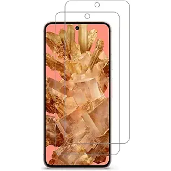 VIESUP 2Pack Tempered Glass Screen Protector Compatible with Google Pixel 8 6.2" 9H Hardness, Bubble Free, Easy to Install HD Protective Film