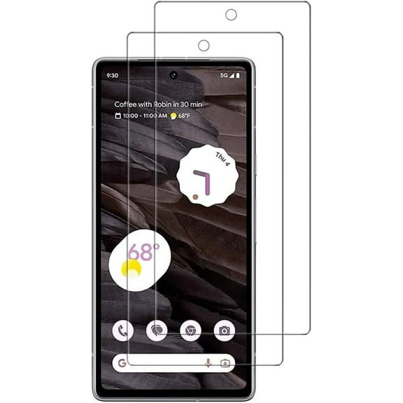 VIESUP 2pack Screen Protector Compatible with Google Pixel 7A 9H Hardness, Anti Scratch, Bubble Free, Easy to Install HD Clear Tempered Glass