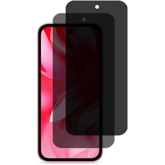 VIESUP Privacy Screen Protector for Google Pixel 9a 2025 , 2-pack Anti-spy Anti-Scratch Tempered Glass Protector for Google Pixel 9a 2025