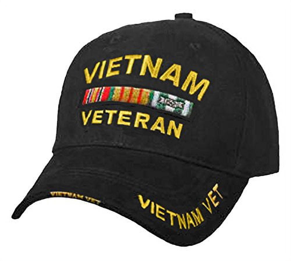 River Rat Vietnam Veteran Baseball Cap - Vintage Dad Hat For Men In Navy Blue | Adjustable Trucker Cap With Comfort Fit