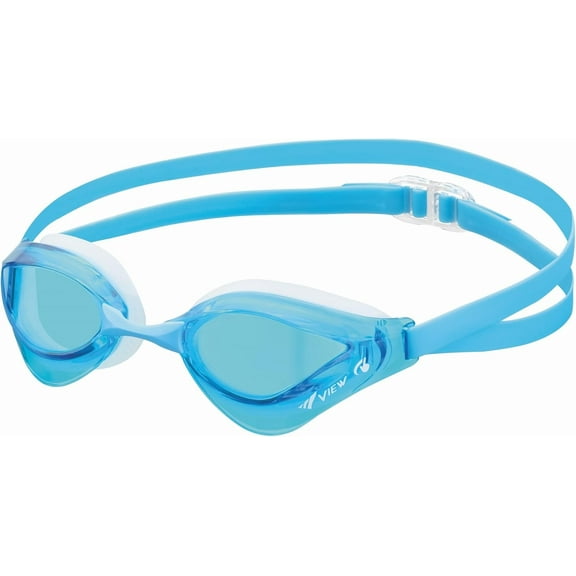 VIEW Swimming Gear V-230ASA Blade Orca SWIPE Anti-Fog Racing Swim Goggles, Aquamarine