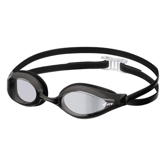 VIEW Swimming Gear V-240ASA AILE SWIPE Anti-Fog Racing Swim Goggles, Smoke