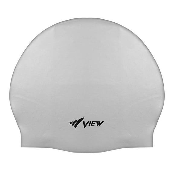 VIEW Swimming Gear V-31 Silicone Swim Cap, White