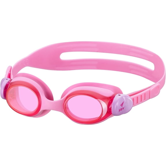 VIEW Swimming Gear V-430JA Junior Swim Goggles for Children Ages 3-5, Pink