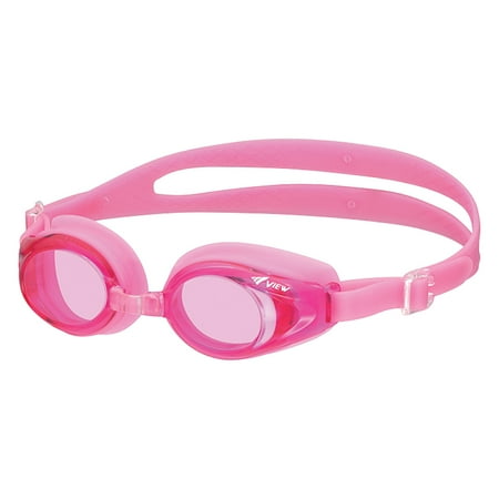 VIEW Swimming Gear V-710JA Junior Squidjet Swim Goggles, Pink