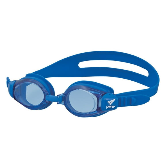 VIEW Swimming Gear V-730JASA SWIPE Youth Swim Goggles, Blue