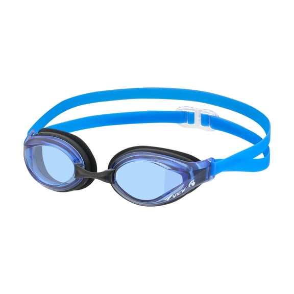 VIEW V-260JASA Try Junior SWIPE Anti-Fog Racing Swim Goggles, Blue