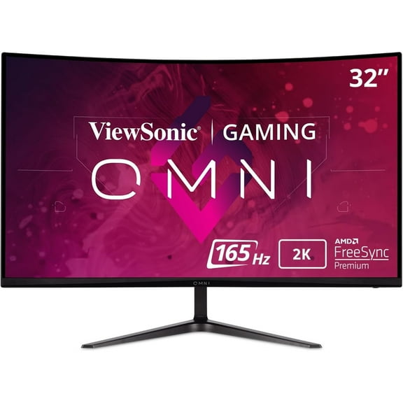 VIEWSONIC VX3218C-2K 32" QHD (2560x1440) 165Hz 1ms Curved IPS FreeSync Monitor,Black