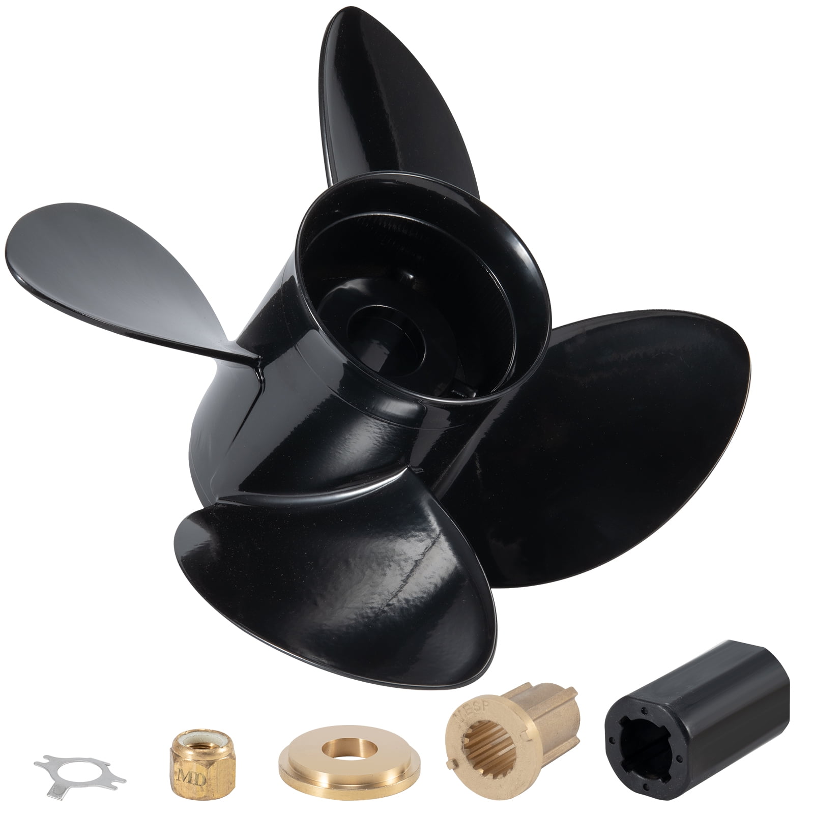 VIF Jason Marine Außenborder Propeller Für Mercury 30-70 PS - 13 Spline Aluminium