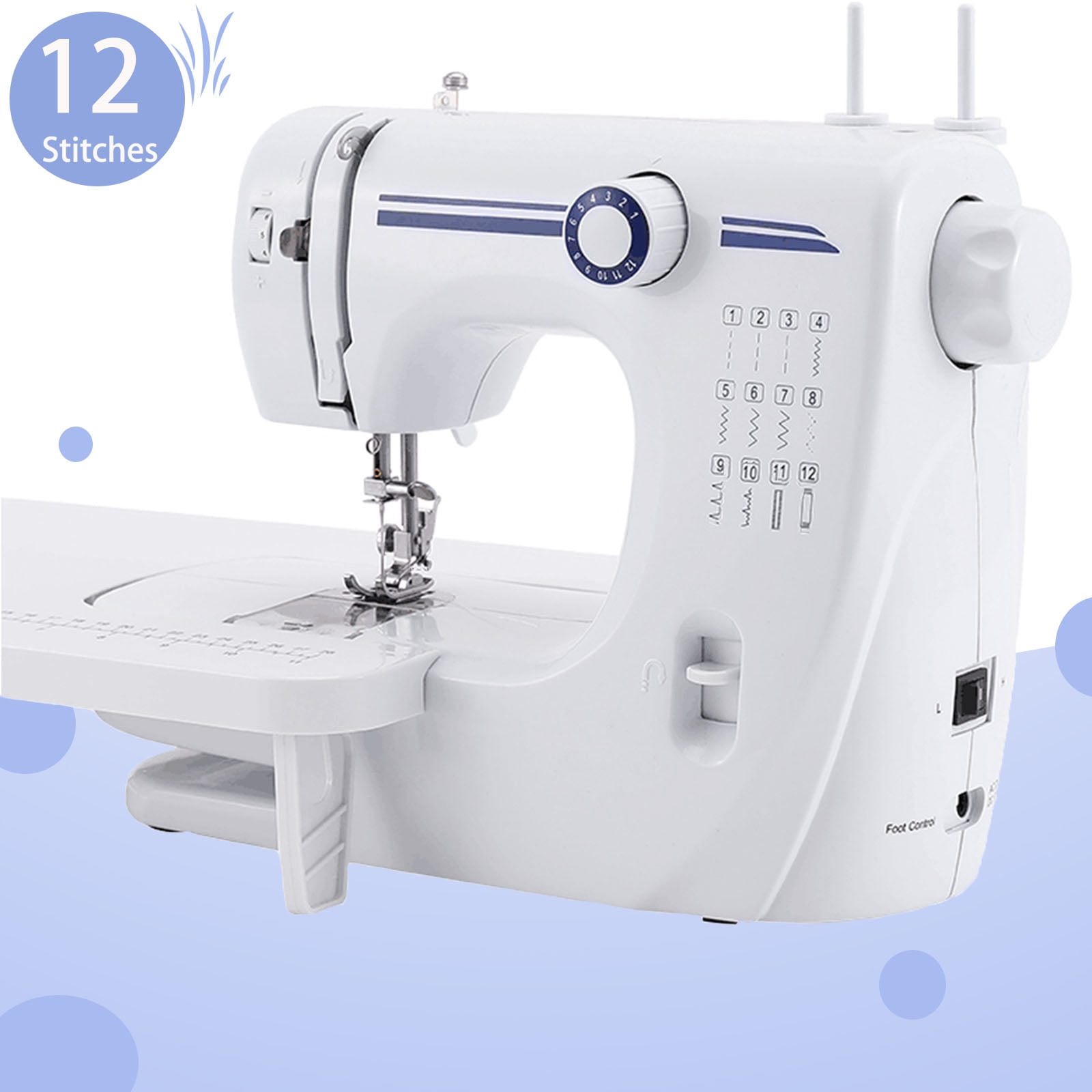 VIFERR 19 Stitches Sewing Machine MultiFunctional Mini Portable
