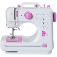 thumbnail image 1 of VIFERR Electric Sewing Machine Crafting Speed Crafting Mending Machine Portable Mini with 12 Built-in Stitches, 2 Speeds Double Thread, Embroidery,Foot Pedal for Beginners and Kids (White and Pink), 1 of 10