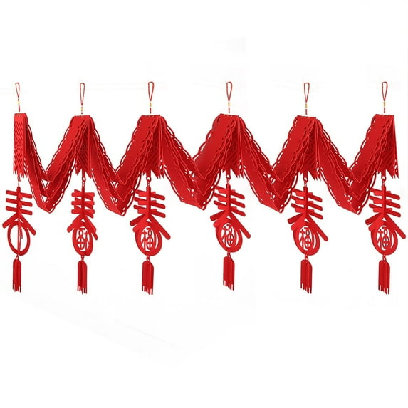 VIFERR Hanging Decor Traditional Chinese New Year Spring Festival Hanging Decor Kit for Home Restaurant Decoration