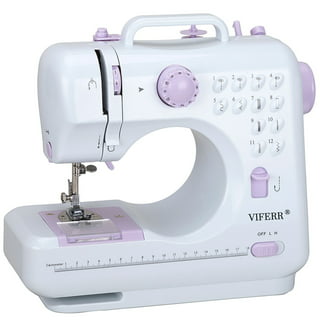 Viferr Mini Sewing Machine Electric 12 Stitches Upgraded Household Space Saver Safe Sewing Kit Portable Sewing Machine with Extension Table Suitable
