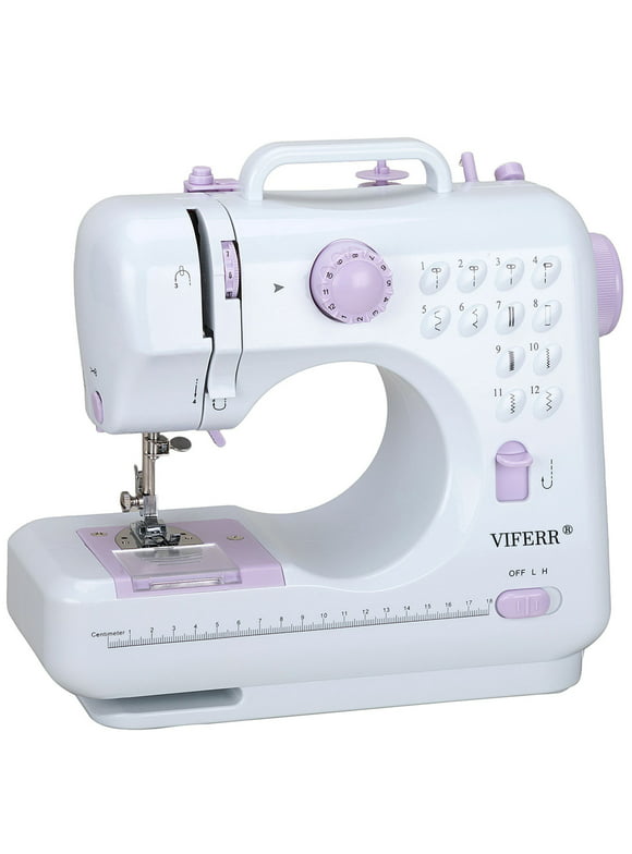 VIFERR Portable Sewing Machine, Mini Sewing Machine Handheld Electric Sewing Machines 12 Stitches for Beginners Kids
