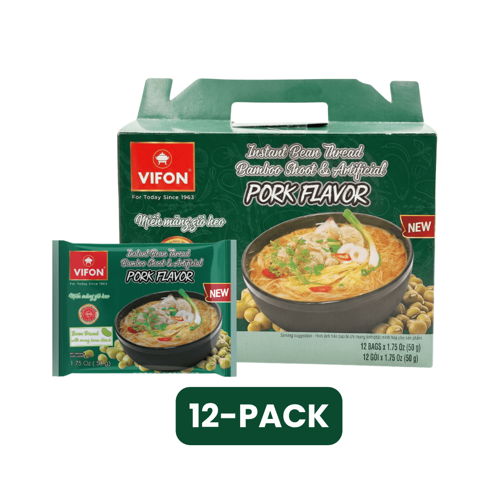 VIFON Pork & Bamboo Shoot Flavor Glass Noodle Soup (Mien Mang Gio Heo ...