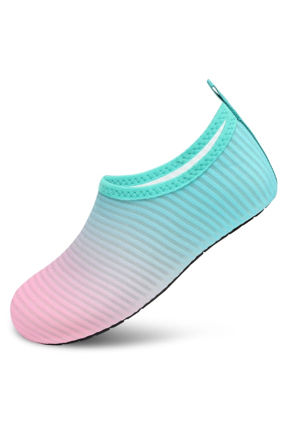 Kids Water Shoes Girls Boys Quick Dry Aqua Socks for Beach Swim Outdoor Sports GradientPink