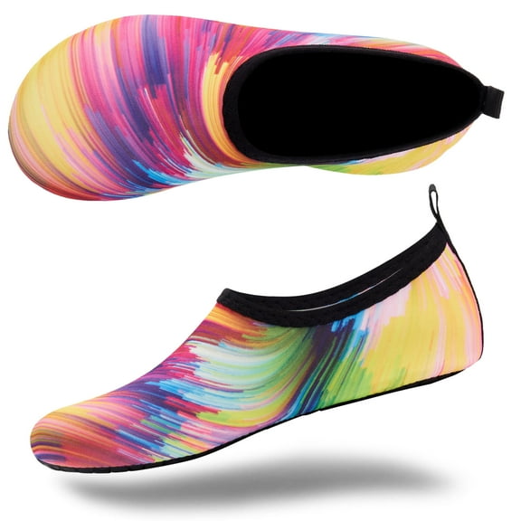 VIFUUR Mens Womens Water Sports Shoes Barefoot Quick-Dry Colorful