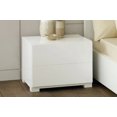 VIG Furniture Roma White Lacquer Nightstand