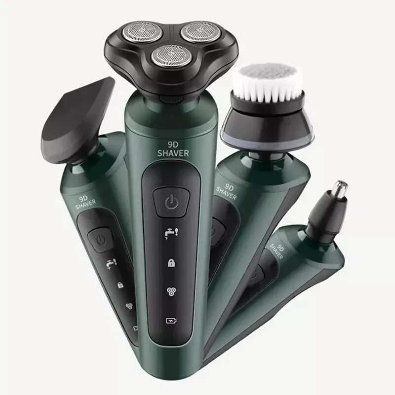 4 In 1 Electric Razor Shaver Men Waterproof Cordless Rechargeable Beard Trimmer