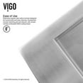 thumbnail image 1 of VIGO VG15003  Farmhouse Stainless Steel Kitchen Sink Faucet and Dispenser, 1 of 14