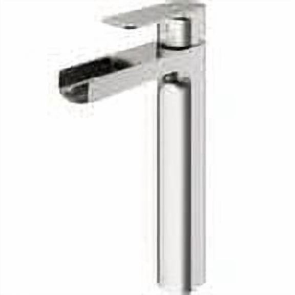 VIGO Amada Single Handle Single-Hole Bathroom Vessel Faucet in Brushed Nickel
