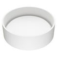 thumbnail image 1 of VIGO Anvil Modern White Matte Stone 16 in. L x 16 in. W x 5 in. H Round Vessel Bathroom Sink, 1 of 9