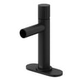 thumbnail image 1 of VIGO Ashford Single Handle Single-Hole Bathroom Faucet Set with Deck Plate in Matte Black, 1 of 7