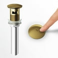 thumbnail image 1 of VIGO 1-3/4 in. Bathroom Sink Pop-Up Drain with Overflow in Matet Brushed Gold - VG16002MG, 1 of 10