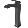 thumbnail image 1 of VIGO Blackstonian Single Handle Single-Hole Bathroom Vessel Faucet in Matte Black, 1 of 8