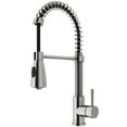 thumbnail image 1 of VIGO Brant Single Handle Pull-Down Sprayer Kitchen Faucet in Stainless Steel, 1 of 12