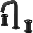 thumbnail image 1 of VIGO Cass 7.5 inch H Three Hole Two Handle centerset Widespread Adjustable Bathroom Faucet in Matte Black - Bathroom Sink Faucet VG01301MB, 1 of 7