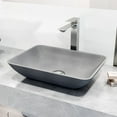 thumbnail image 1 of VIGO Concreto Stone Rectangular Vessel Bathroom Sink and Vessel Faucet in Chrome, 1 of 11