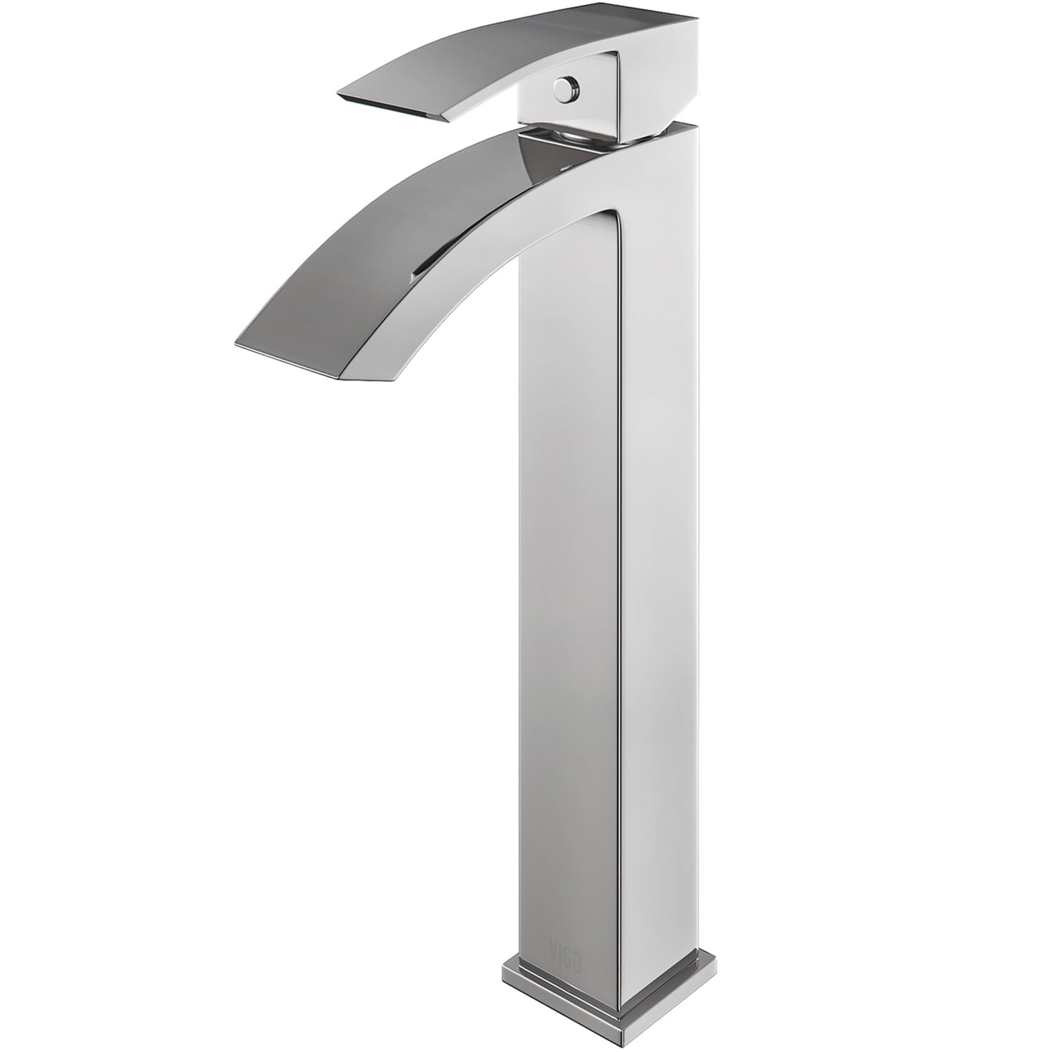 Sleek Chrome Modern Single-Handle Vessel Bathroom Faucet