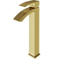 thumbnail image 1 of VIGO Duris Single Handle Single-Hole Bathroom Vessel Faucet in Matte Brushed Gold, 1 of 11