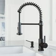 thumbnail image 1 of VIGO  Edison Pull-Down Spray Kitchen Faucet Matte Black Faucet with Braddock Soap Dispenser Matte, 1 of 9