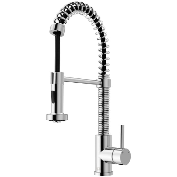 VIGO Edison Single Handle Pull-Down Sprayer Kitchen Faucet in Chrome